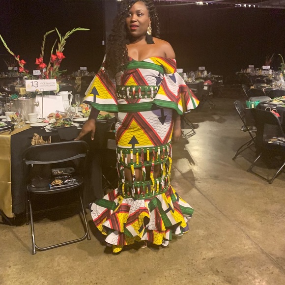 Custom Paint By Shawn Denise Dress - Picture 1 of 3